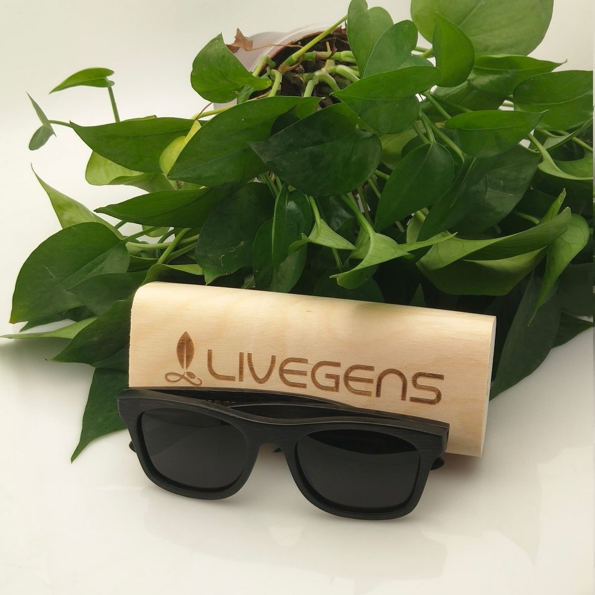 gafas de madera de bambú