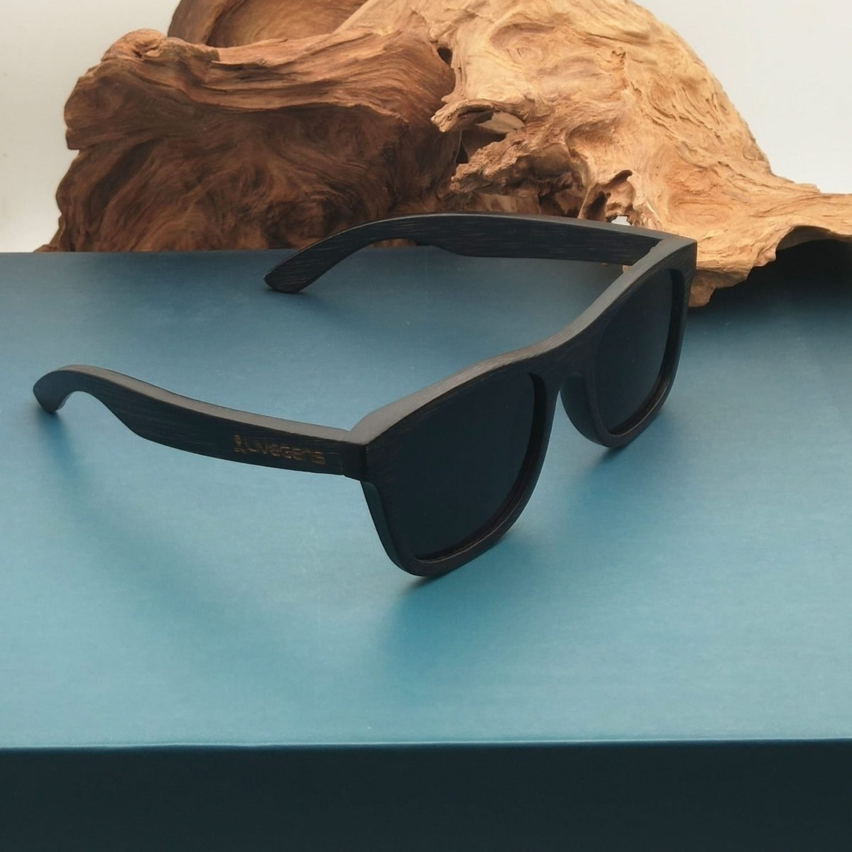 gafas de madera de bambú