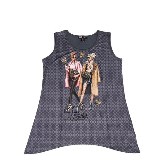 TOP TÚNICA NICOLE LEE CON BRILLOS (LADIES NIGHT OUT)